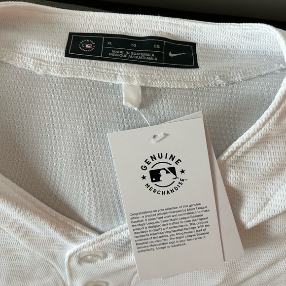 Nike Miami Marlins 2020 Baseball MLB White Jersey Men’s Size: XL - Picture 4 of 7